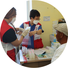 인도적 지원 목표 관련 이미지